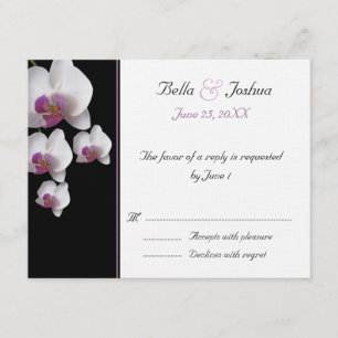 Pink Orchids RSVP