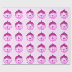 Pink Ornament Pink Wrapping Paper