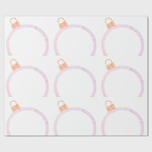 Pink Ornament Wrapping Paper