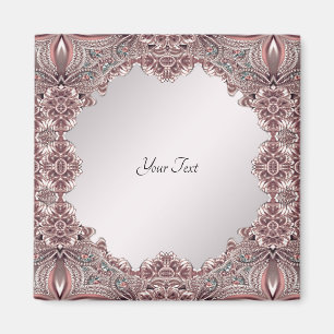 Pink Ornamental Magnet