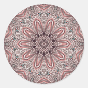 Pink Ornamental Sticker