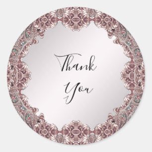 Pink Ornamental Sticker