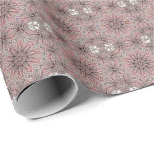 Pink Ornamental Wrapping Paper