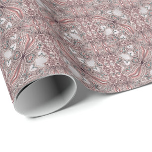 Pink Ornamental Wrapping Paper