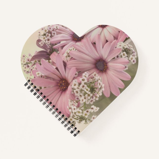 Pink Osteospernum Notebook (Front)
