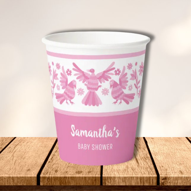 Pink otomi it's a girl thank you paper cups (Creator Uploaded)