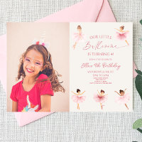 Pink Our Little Ballerina Ballet Birthday Party