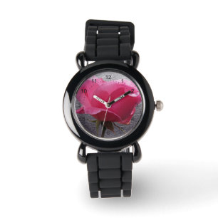 pink over grey watch