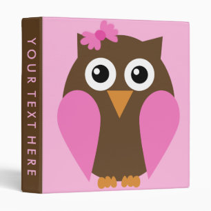 Pink Owl & A Bow Binder