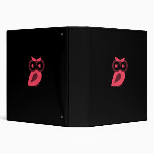 Pink Owl Binder