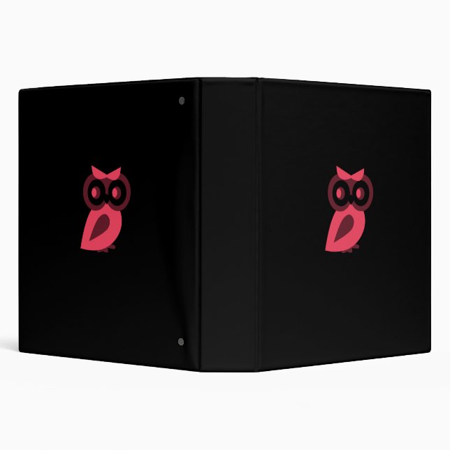 Pink Owl Binder (Background)