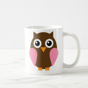 Pink Owl Coffee Mug