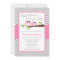 Pink Owl Grey Chevron Girl Baby Shower