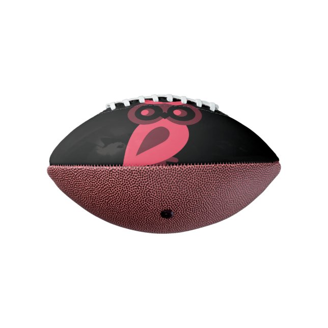 Pink Owl Mini Football (Rotated 270)