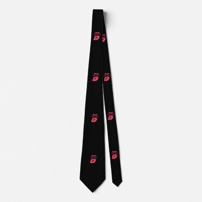 Pink Owl Tie (Front)