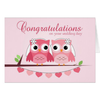 Lesbian Wedding Congratulations Cards, Photocards, Invitations & More