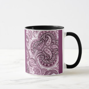Pink Paisley Mug