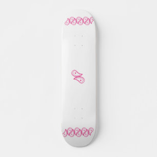 Pink Paisley Skateboard