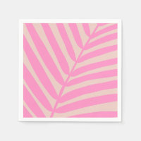 Pink Palm Leaf