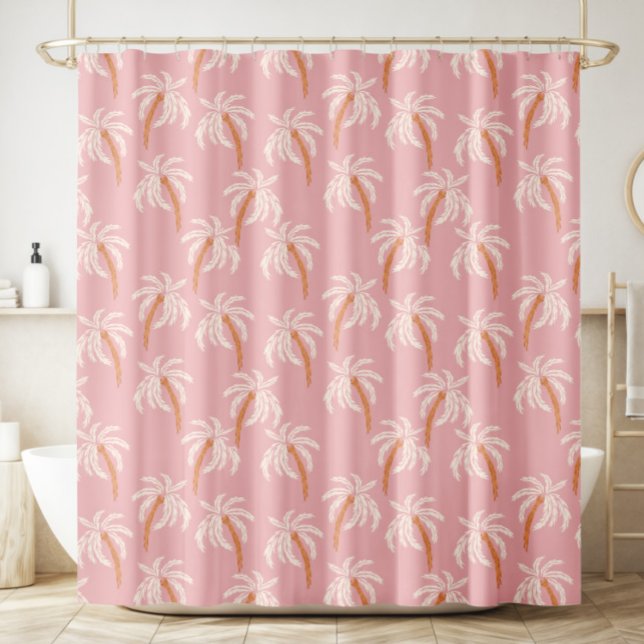 Pink Palm Tree Boho Tropical Coastal (Creator Uploaded)
