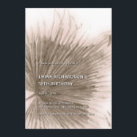 Pink Palm Tropical Botanical Leaf 16th Birthday Invitation<br><div class="desc">Pink Palm Tropical Botanical Leaf 16th Birthday Invitation</div>