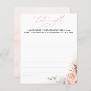 Pink Pampas Grass Floral Date Night Ideas