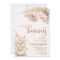 Pink Pampas Grass Girl Bunny Baby Shower