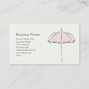 Pink Parasol Business Card