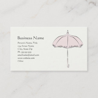 Pink Parasol Business Card