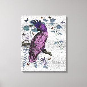 Pink Parrot Canvas Print