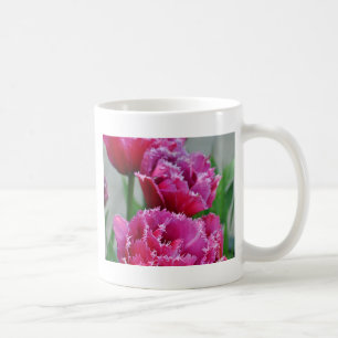 Pink parrot tulips coffee mug