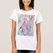 Pink parrots
