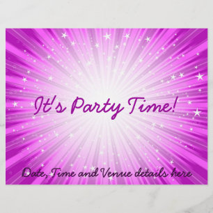 Pink Party flyer