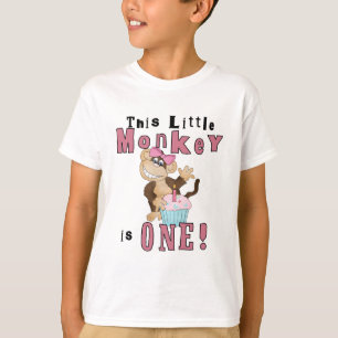 Pink Party Singe 1er Anniversaire Tshirts et cadea