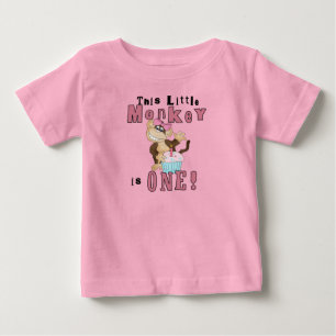 Pink Party Singe 1er Anniversaire Tshirts et cadea