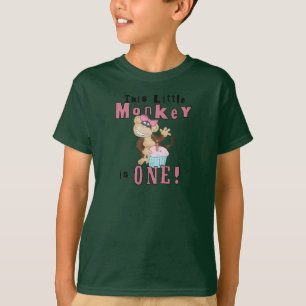 Pink Party Singe 1er Anniversaire Tshirts et cadea