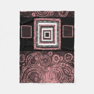 pink pasley custom fleece blanket