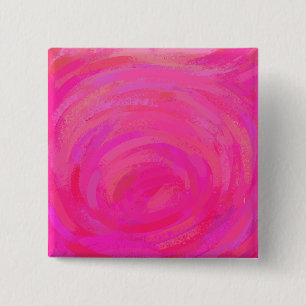 Pink Passion 2 Inch Square Button
