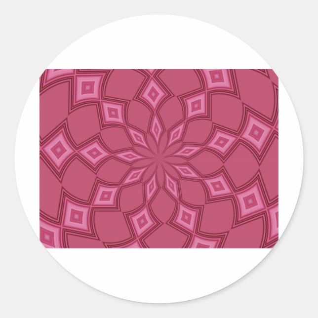PINK PASSION CLASSIC ROUND STICKER (Front)
