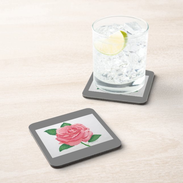 Pink Passion Cork Coasters (Right Side)