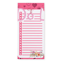 Pink Passion Heart To Do List