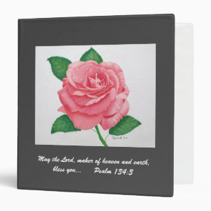 Pink Passion Inspirational Avery Binder