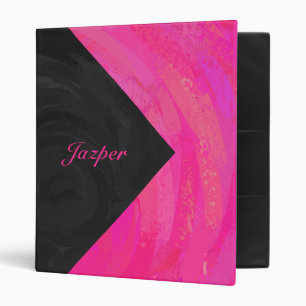 Pink Passion Monogram Binder