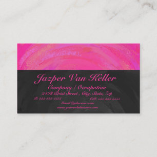 Pink Passion Personalized Business Card