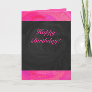 Pink Passion Personalized Card