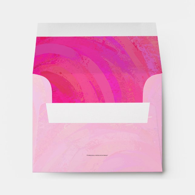 Pink Passion Personalized Envelope (Back (Bottom))