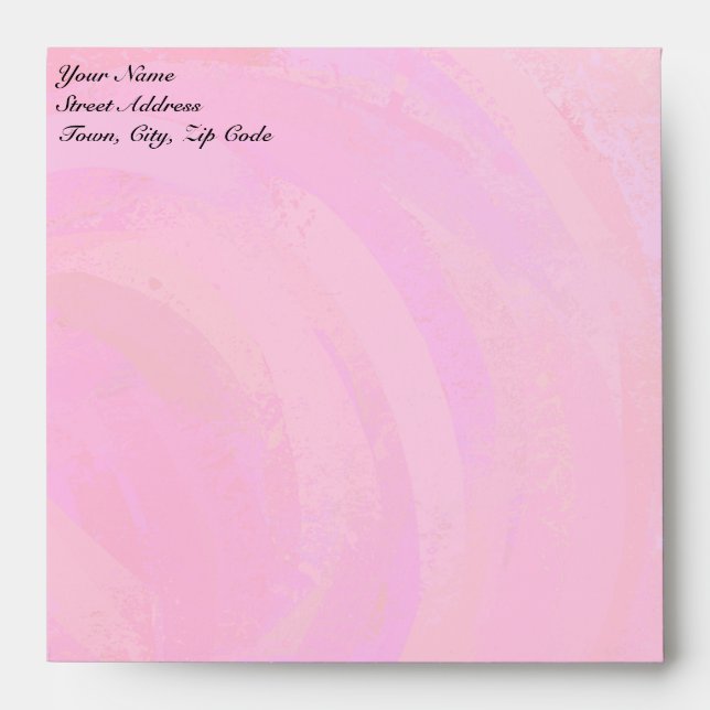 Pink Passion Personalized Envelope (Front)