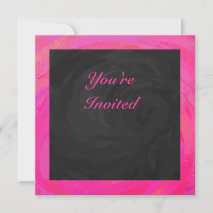 Pink Passion Personalized Invitation