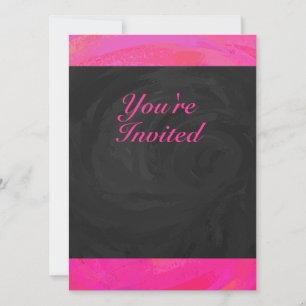 Pink Passion Personalized Invitation