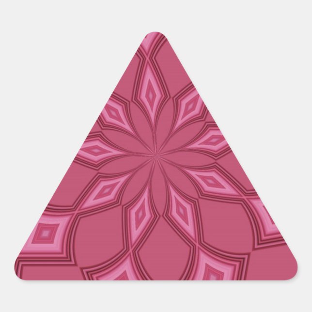 PINK PASSION TRIANGLE STICKER (Front)